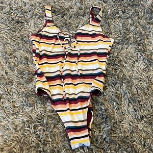 One piece bathing suit